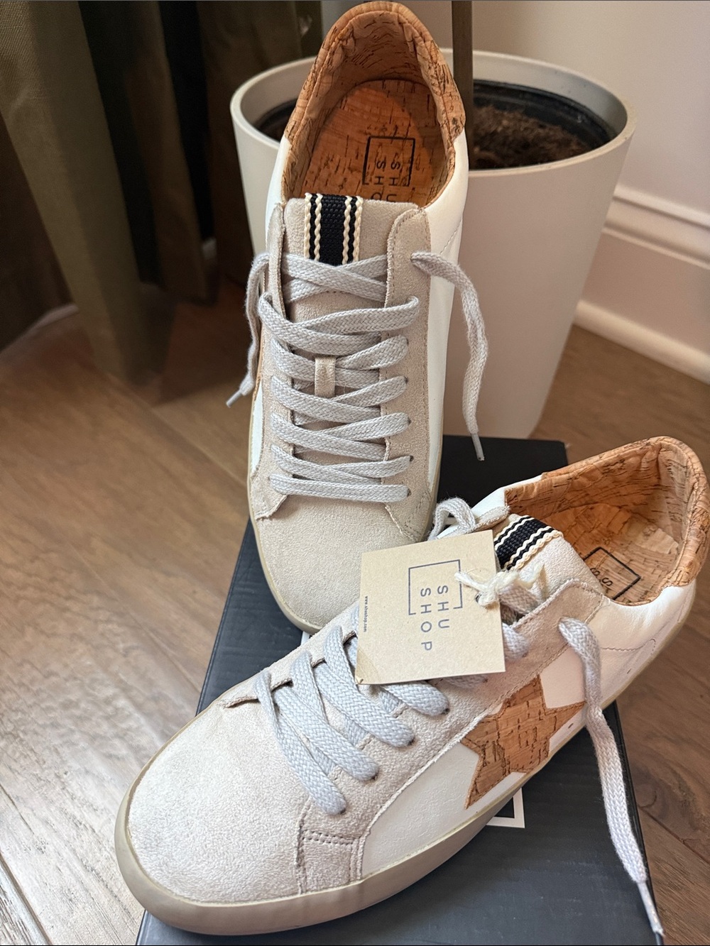 Shu Shop Paula Cork Sneakers 8.5 NWT